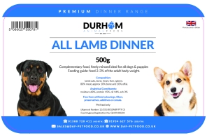 Lamb Dinner (Box) - 24 x 500g
