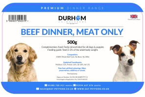 Beef Meat Only Dinner (Box) - 24 x 500g