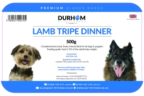 Lamb Tripe Dinner (Box) - 24 x 500g