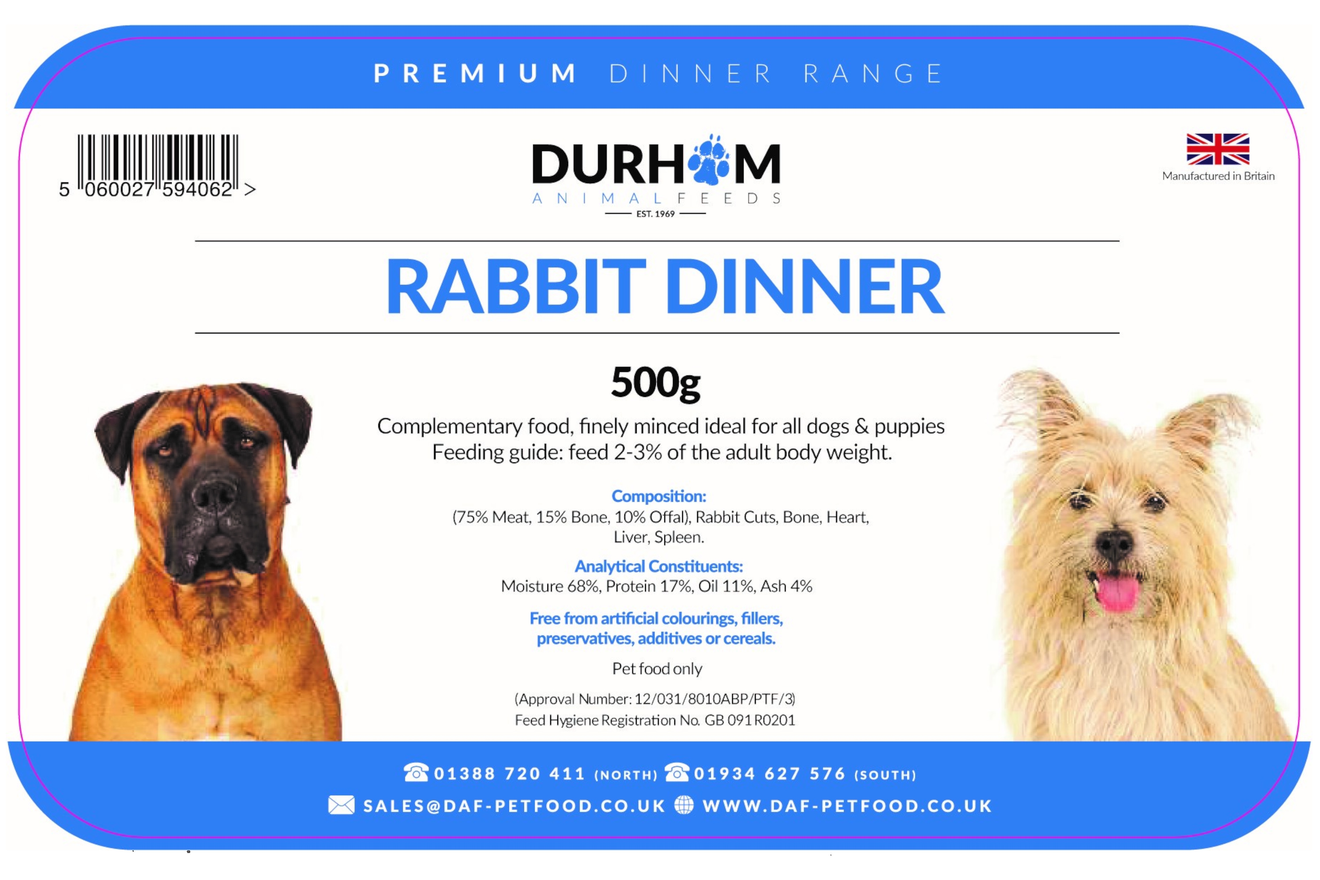 what is rabbit meal in dog food